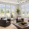 lounge with seating table and tv