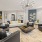 large lounge with seating and tables